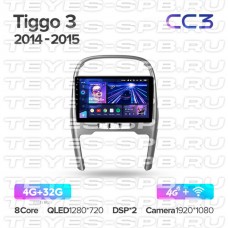 Автомагнитола TEYES для Chery Tiggo3 2014-2015, CC3, 4G+32G