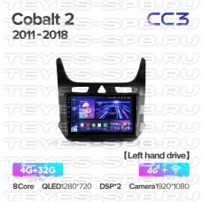 Автомагнитола TEYES для Chevrolet Cobalt2 2011-2018, CC3, 4G+32G