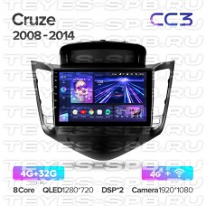 Автомагнитола TEYES для Chevrolet Cruze 2008-2014, CC3, 4G+32G