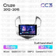 Автомагнитола TEYES для Chevrolet Cruze 2012-2015, CC3, 4G+32G
