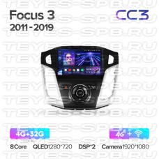 Автомагнитола TEYES для Ford Focus3 2011-2019, CC3, 4G+32G
