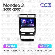 Автомагнитола TEYES для Ford Mondeo 3 2000-2007, CC3, 4G+32G