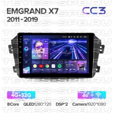 Автомагнитола TEYES для Geely Emgrand X7  2011-2019, CC3, 4G+32G