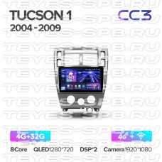 Автомагнитола TEYES для Hyundai Tucson 1 2004-2009, CC3,4G+32G