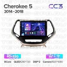 Автомагнитола TEYES для Jeep Cherokee 5 2014-2018, CC3, 4G+32G