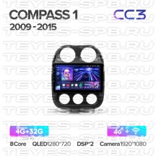 Автомагнитола TEYES для Jeep Compass 2009-2015, CC3, 4G+32G