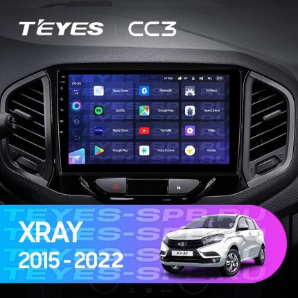 Автомагнитола TEYES для Lada XRAY 2015-2019, CC3, 4G+32G