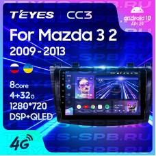 Автомагнитола TEYES для Mazda 3 2 2009-2013, CC3, 4G+32G