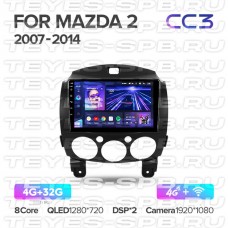 Автомагнитола TEYES для Mazda 2 2007-2014, CC3, 4G+32G