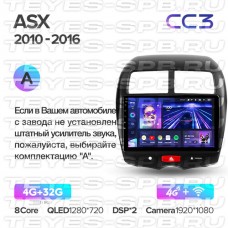 Автомагнитола TEYES для Mitsubishi ASX 1 2010-2016, CC3, 4G+32G