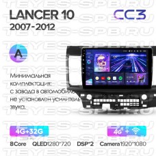 Автомагнитола TEYES для Mitsubishi Lancer 10 2007-2012, CC3, 4G+32G