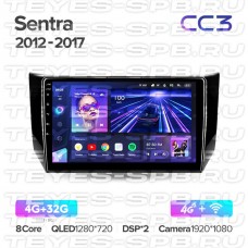 Автомагнитола TEYES для Nissan Sentra 2012-2017, CC3, 4G+32G