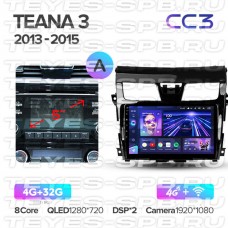 Автомагнитола TEYES для Nissan Teana 3 2013-2015, CC3, 4G+32G