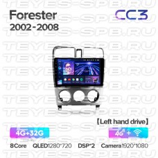Автомагнитола TEYES для Subaru Forester 2002-2008, CC3, 4G+32G