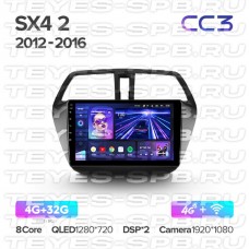 Автомагнитола TEYES для Suzuki SX4 2 2012-2016, CC3, 4G+32G