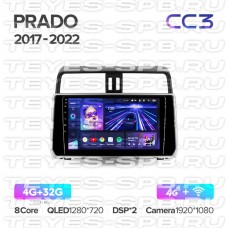 Автомагнитола TEYES для Toyota Land Cruiser Prado 2017-2018, CC3, 4G+32G