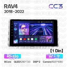 Автомагнитола TEYES для Toyota RAV4 2018-2020, CC3, 4G+32G