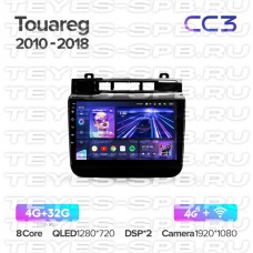 Автомагнитола TEYES для Volkswagen Touareg 2010-2018, CC3, 4G+32G