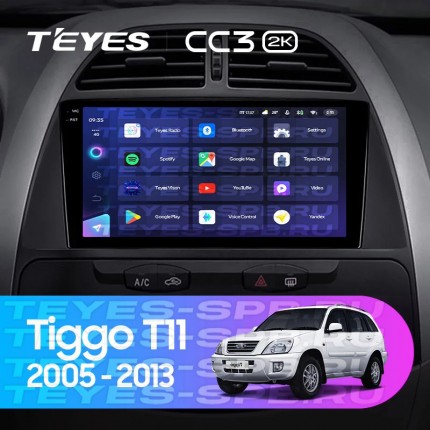 Автомагнитола TEYES для Chery Tiggo T11 2005-2013, CC3 2K, 3G+32G