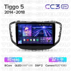 Автомагнитола TEYES для Chery Tiggo5 2014-2018, CC3 2K, 4G+64G