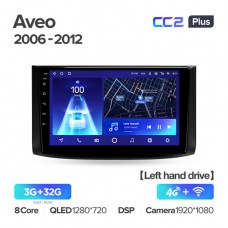 Автомагнитола TEYES для Chevrolet Aveo 2006-2012, CC2 Plus, 3G+32G