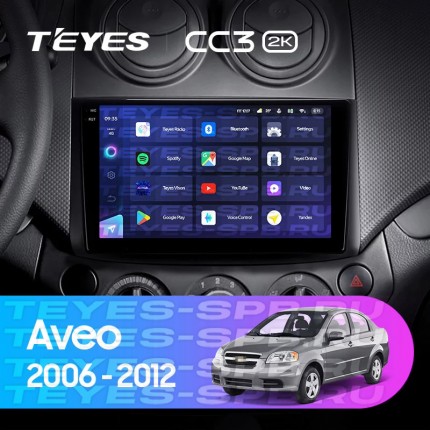 Автомагнитола TEYES для Chevrolet Aveo 2006-2012, CC3 2K, 6G+128G