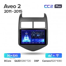 Автомагнитола TEYES для Chevrolet Aveo2 2011-2015, CC2 Plus, 3G+32G