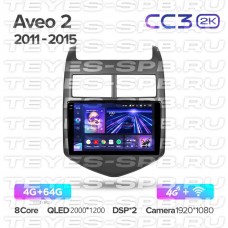 Автомагнитола TEYES для Chevrolet Aveo2 2011-2015, CC3 2K, 4G+64G