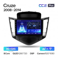 Автомагнитола TEYES для Chevrolet Cruze 2008-2014, CC2 Plus, 3G+32G