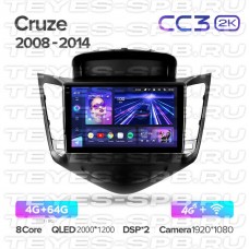 Автомагнитола TEYES для Chevrolet Cruze 2008-2014, CC3 2K, 3G+32G