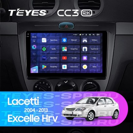 Автомагнитола TEYES для Chevrolet Lacetti 2004-2013, CC3 2K, 3G+32G