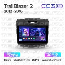 Автомагнитола TEYES для Chevrolet TrailBlazer2 2012-2016, CC3 2K, 3G+32G