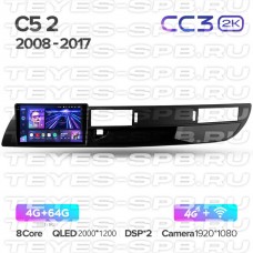 Автомагнитола TEYES для Citroen C5 2 2008-2017, CC3 2K, 3G+32G