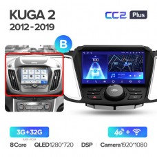 Автомагнитола TEYES для Ford Kuga 2 2012-2019, CC2 Plus, 3G+32G