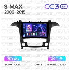 Автомагнитола TEYES для Ford S-MAX 2006-2015, CC3 2K, 3G+32G
