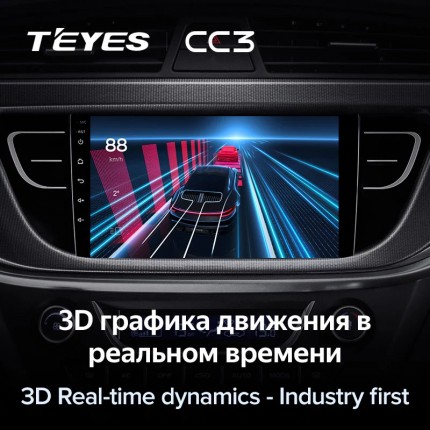 Автомагнитола TEYES для Geely Atlas  2016-2020, CC3, 4G+32G