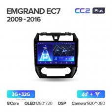 Автомагнитола TEYES для Geely Emgrand EC7  2009-2016, CC2 Plus, 3G+32G