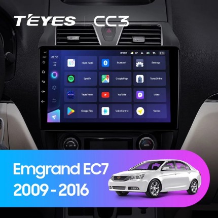 Автомагнитола TEYES для Geely Emgrand EC7  2009-2016, CC3, 4G+32G