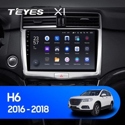 Автомагнитола TEYES для Great Wall Haval H6  2016-2018, X1, 4G + WiFi