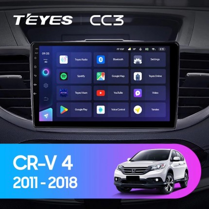 Автомагнитола TEYES для Honda CR-V4  2011-2018, CC3, 4G+32G