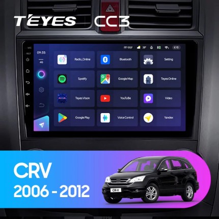 Автомагнитола TEYES для Honda CRV   2006-2012, CC3, 4G+32G