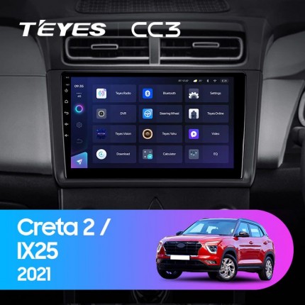 Автомагнитола TEYES для Hyundai Creta 2 2021, CC3,4G+32G