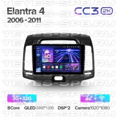 Автомагнитола TEYES для Hyundai Elantra 4  2006-2011, CC3 2K, 3G+32G