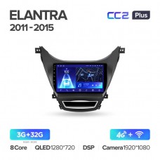 Автомагнитола TEYES для Hyundai Elantra 5  2011-2015, CC2 Plus, 3G+32G