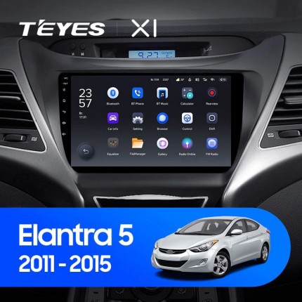 Автомагнитола TEYES для Hyundai Elantra 5  2011-2015, X1, WiFi