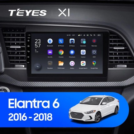 Автомагнитола TEYES для Hyundai Elantra 6   2016-2018, X1, 4G + WiFi