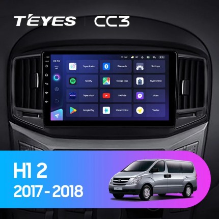 Автомагнитола TEYES для Hyundai H1 2 2017-2018, CC3, 4G+32G