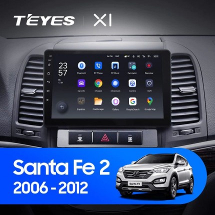 Автомагнитола TEYES для Hyundai Santa Fe2 2006-2012, X1, WiFi