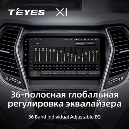 Автомагнитола TEYES для Hyundai Santa Fe3 2013-2016, X1, 4G + WiFi