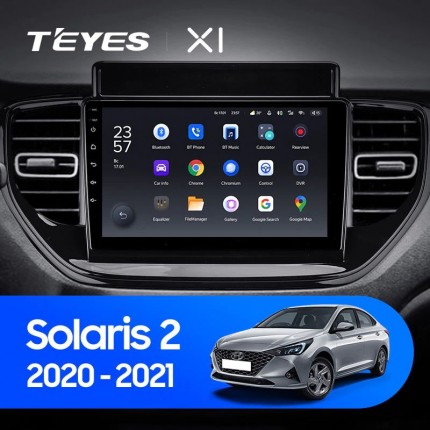 Автомагнитола TEYES для Hyundai Solaris 2 2020-2021, X1, WiFi